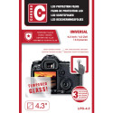 Caruba LCD Optical Glass Protector 4,3" (2 Stuks)