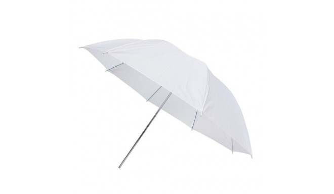 Caruba Flitsparaplu Transparant Wit 100cm