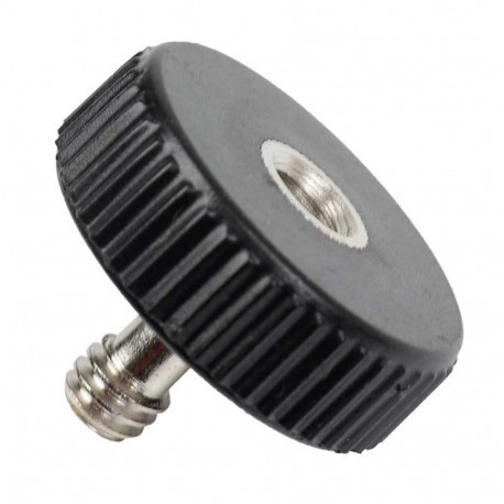 Caruba Adapterschroef 1/4"M 1/4"F met Kunststof Grip Kort