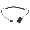 Caruba Batterij Dummy Insert LP E6 naar D Tap Stroomkabel