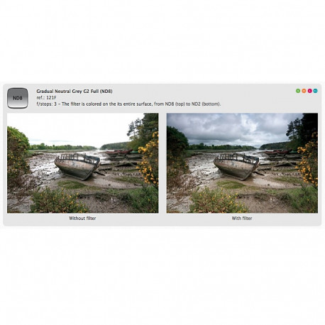 Cokin Filter X121F Neutral Grey G2 full (ND8) (0.9)