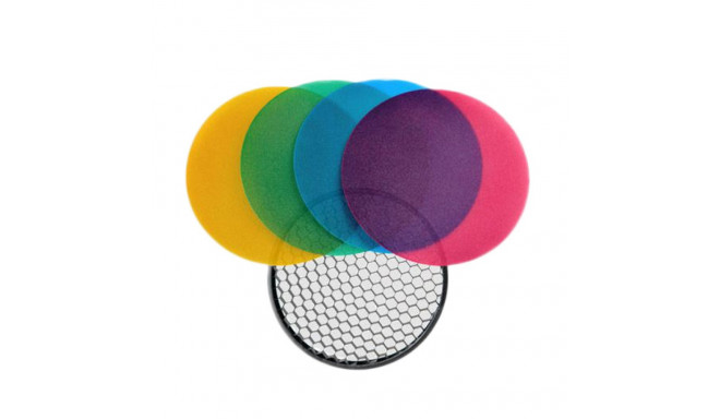 Godox filter set Witstro Flash Color Grid Reflector Kit 120mm