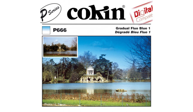Cokin Filter P666 Gradual Fluo Blue 1