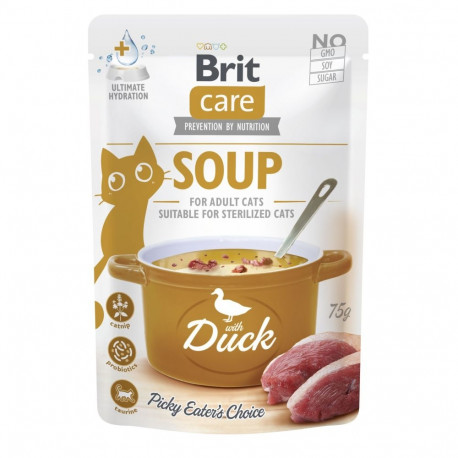 Brit Care Soup with Duck duck soup for cats 75g