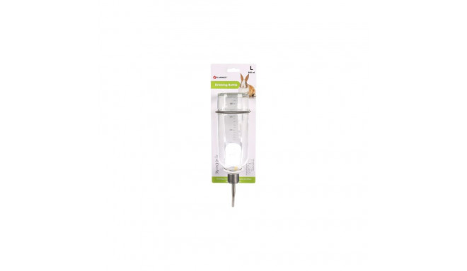 Flamingo glass drinking bottle for rodents 800ml
