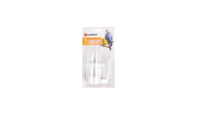 Flamingo drinking dispenser for birds 15cm