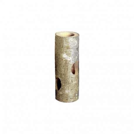 Flamingo wooden tunnel for rodents 20cm