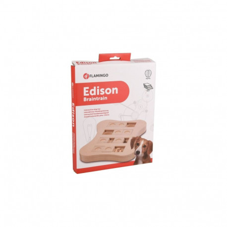 Flamingo wooden toy Brain Train Edison 25x20cm