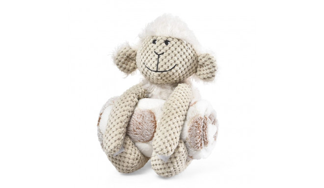 Barry King dog life sheep with blanket 70x60cm