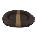 Cazo Oval Bed Oslo brown nest for dogs 60x80x14cm