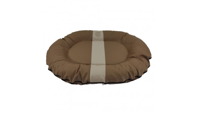 Cazo Oval Bed Oslo latte tone nest for dogs 90x120x16cm