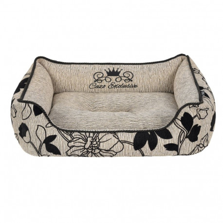 Cazo Exclusive Soft Bed Noir brown bed for dogs 95x75cm