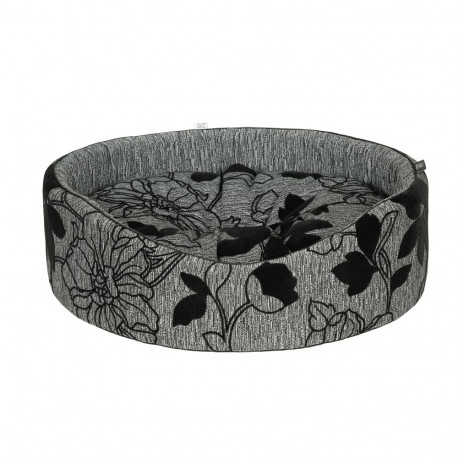 Cazo Foam Bed Noir grey bed for pet 44x38cm