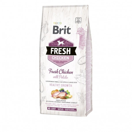 Brit Fresh Chicken with Potato complete food for puppies 12 kg
