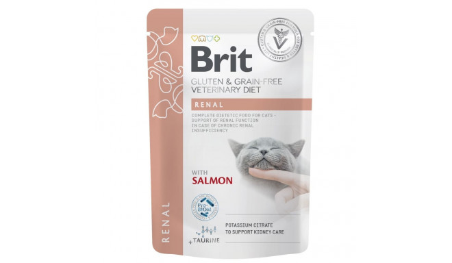 Brit Veterinary Diet Renal märgtoit kassidele 85g