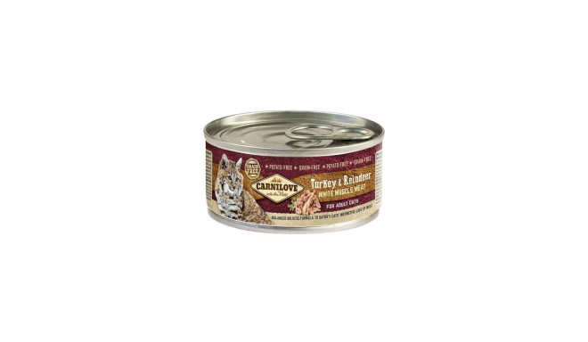 Carnilove Cat Turkey & Reindeer konserv kassidele 100g