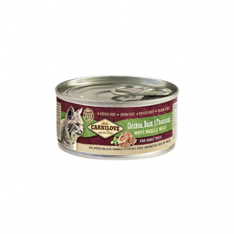 Carnilove Cat Chicken Duck & Pheasant canned food for cats 100g