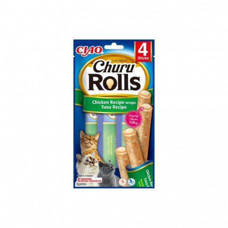 Churu Rolls cat treat with chicken and tuna 4x10g