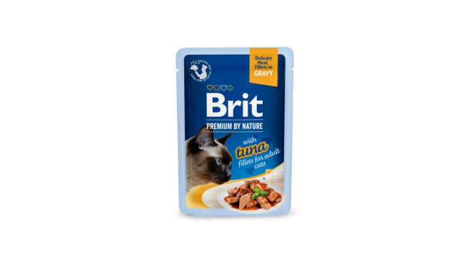 Brit Premium Delicate Tuna Fillets in Gravy märgtoit kassidele 85g