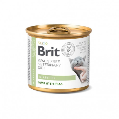 Brit Veterinary Diet Diabetes canned food for cats 200g