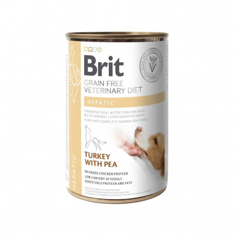 Brit Veterinary Diet Hepatic can for dogs 400g