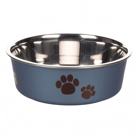 Flamingo non-slip bottom blue dog bowl ø 14cm - 450ml