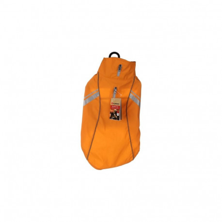 Flamingo Pomi orange rain jacket for dogs 45cm
