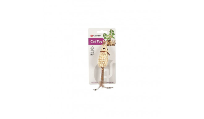 Flamingo cat life matata stick with mouse 10cm
