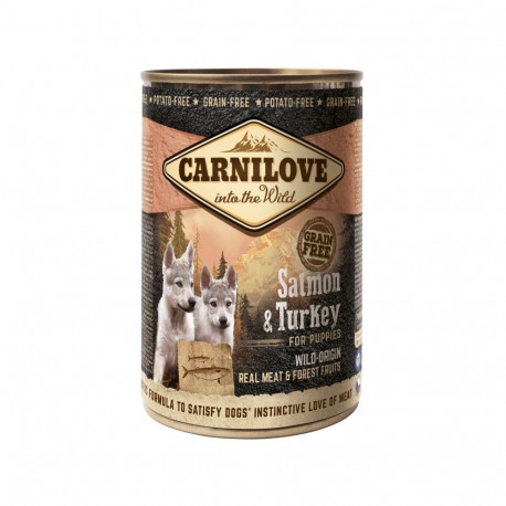 Carnilove Salmon & Turkey canned food for puppies 400g