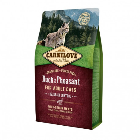 Carnilove Duck & Pheasant for Adult cat food 2 kg