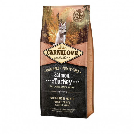 Carnilove Salmon & Turkey for Large Breed Puppies koeratoit 12 kg