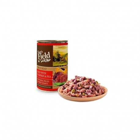 Sam's Field Beef with Pumpkin & Pea konserv koertele 400g