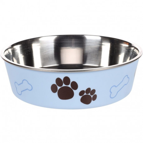 Flamingo libisemisvastase põhjaga helesinine kauss koerale ø 17cm - 800ml