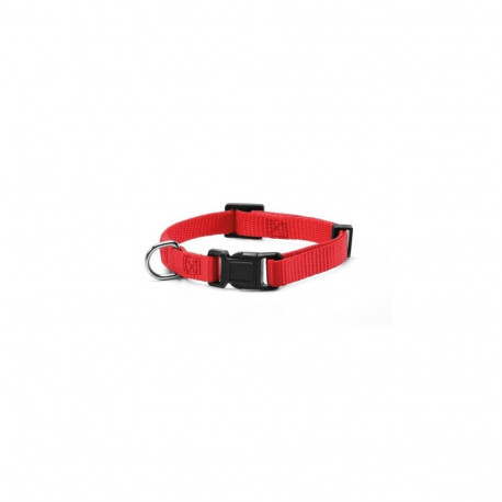 Record red dog collar L 2.5x48-63cm
