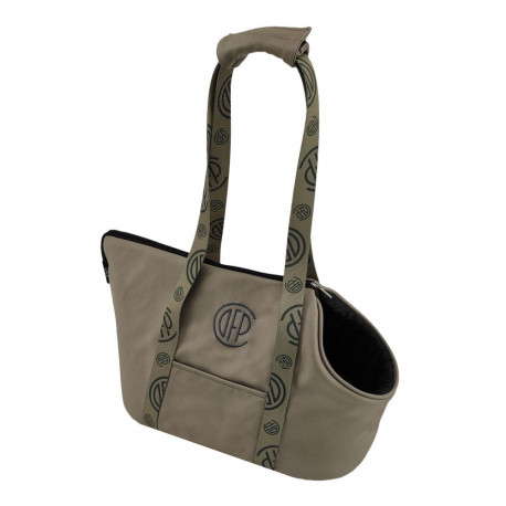 Cazo Pet Bag Malmo beige carrier bag for dogs 30x40x24cm