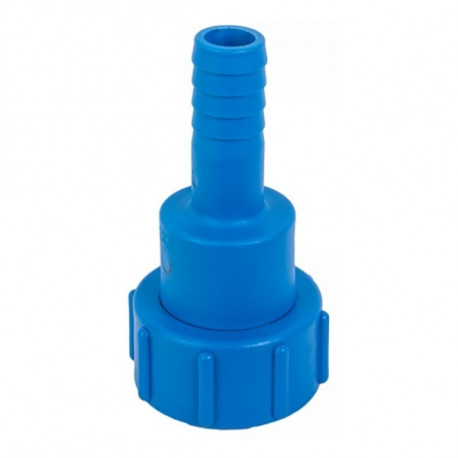 IBC adapter S60X6 Female x 1" swiveling hose tail