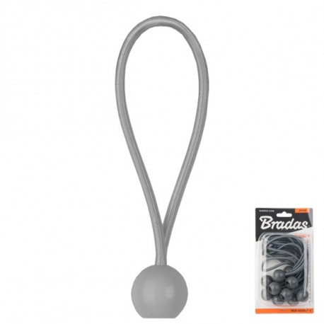Kuuliga kummide komplekt BUNGEE CORD BALL, 10tk x 15cm