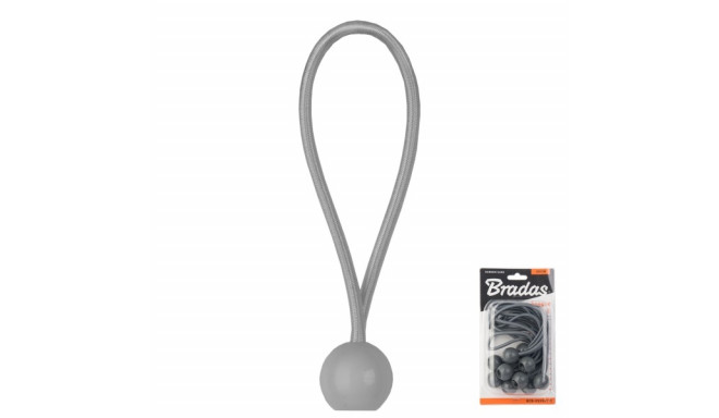 Set of rubbers with ball BUNGEE CORD BALL, 10pcs x 15cm