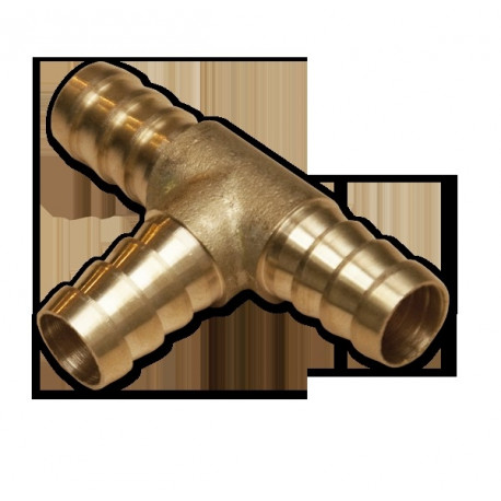 Kolmik 3 x 12,5 mm voolikule, messing