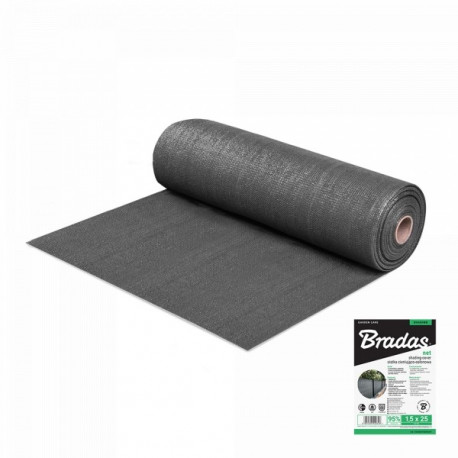 Shading - cover net, 95%, 1,5x25m, 200g/m2 - grey