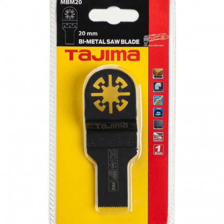 Multitööriista bimetall saetera, sirge 20mm. Puidule, plastikule ja metallile