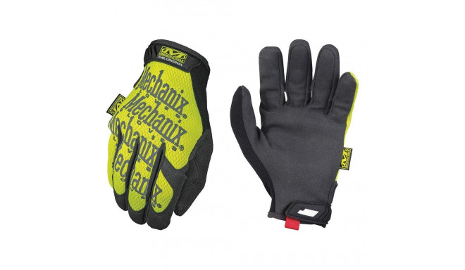 Kindad Mechanix Wear Original® HI-VIZ 91, kollane, suurus L