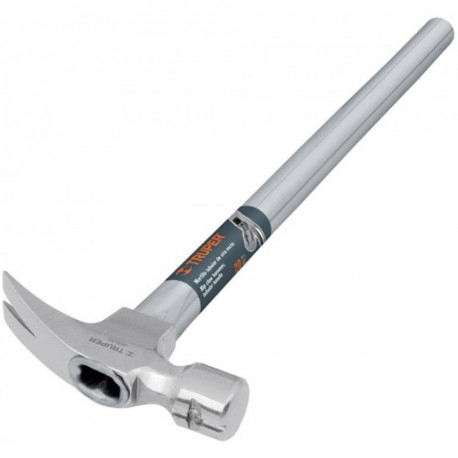 Framing hammer with tubular handle (47cm) magn. nail holder 570g Truper®