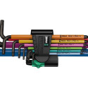 Wera L-klahvid 950/9 Hex-Plus mitmevärviline hoidmisfunktsioon 1, BlackLaser