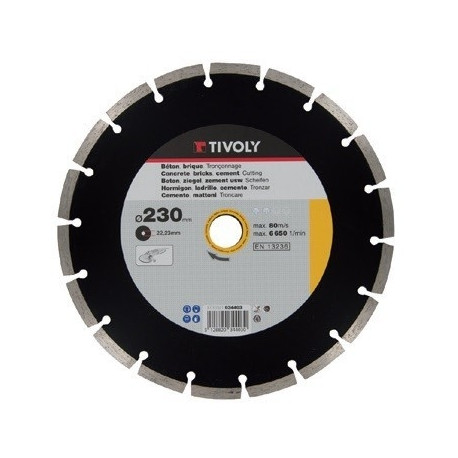 Diamond disc Tivoly segment 230x22,2mm