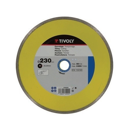 Diamond disc Tivoly continuous 125x22,2mm