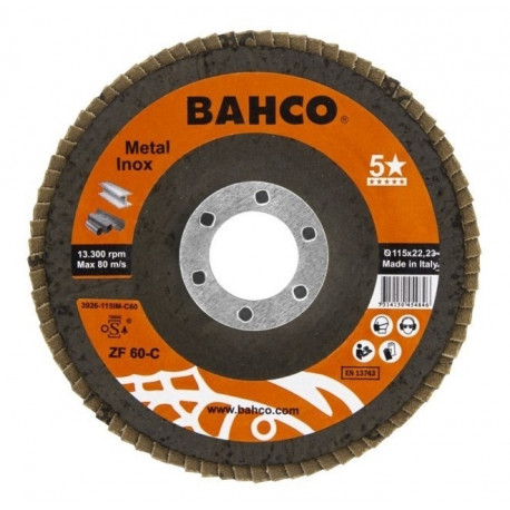 Flap disc INOX+Fe P60 125x22.23mm