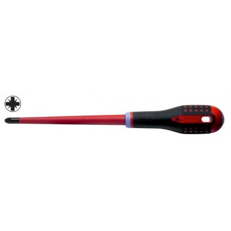 Insulated screwdriver ERGO™ SLIM Pozidriv PZ2x100mm 1000V VDE