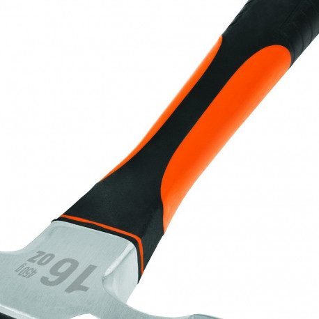 Curved claw hammer 33cm with fiberglass handle 450g Truper®