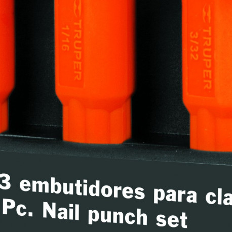 Naelatornide kmpl 3 osa Truper®
